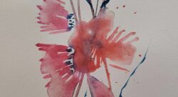 Aquarelle botanique - Elodie Marchesseau-plasticien